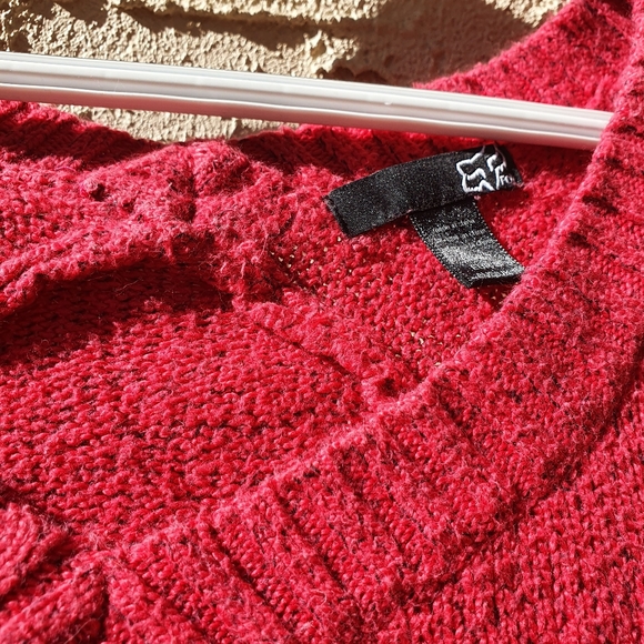 Pink & Black Marbled Fox Sweater - Picture 2 of 4